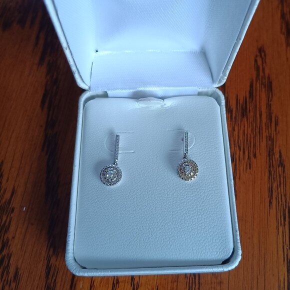 *PD* New Belk & Co. 10 ct. t.w. Lab Grown Diamond Earrings in Sterling Silver - Picture 1 of 5
